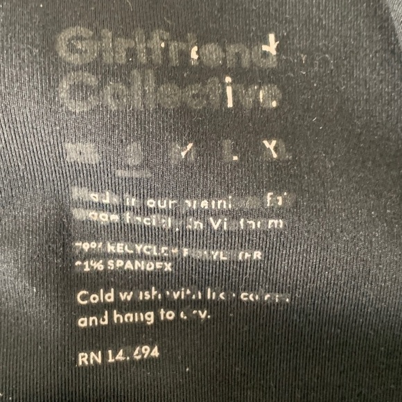 GIRLFRIEND collective Black Compressive High-Rise Legging Women's Small - Picture 9 of 9